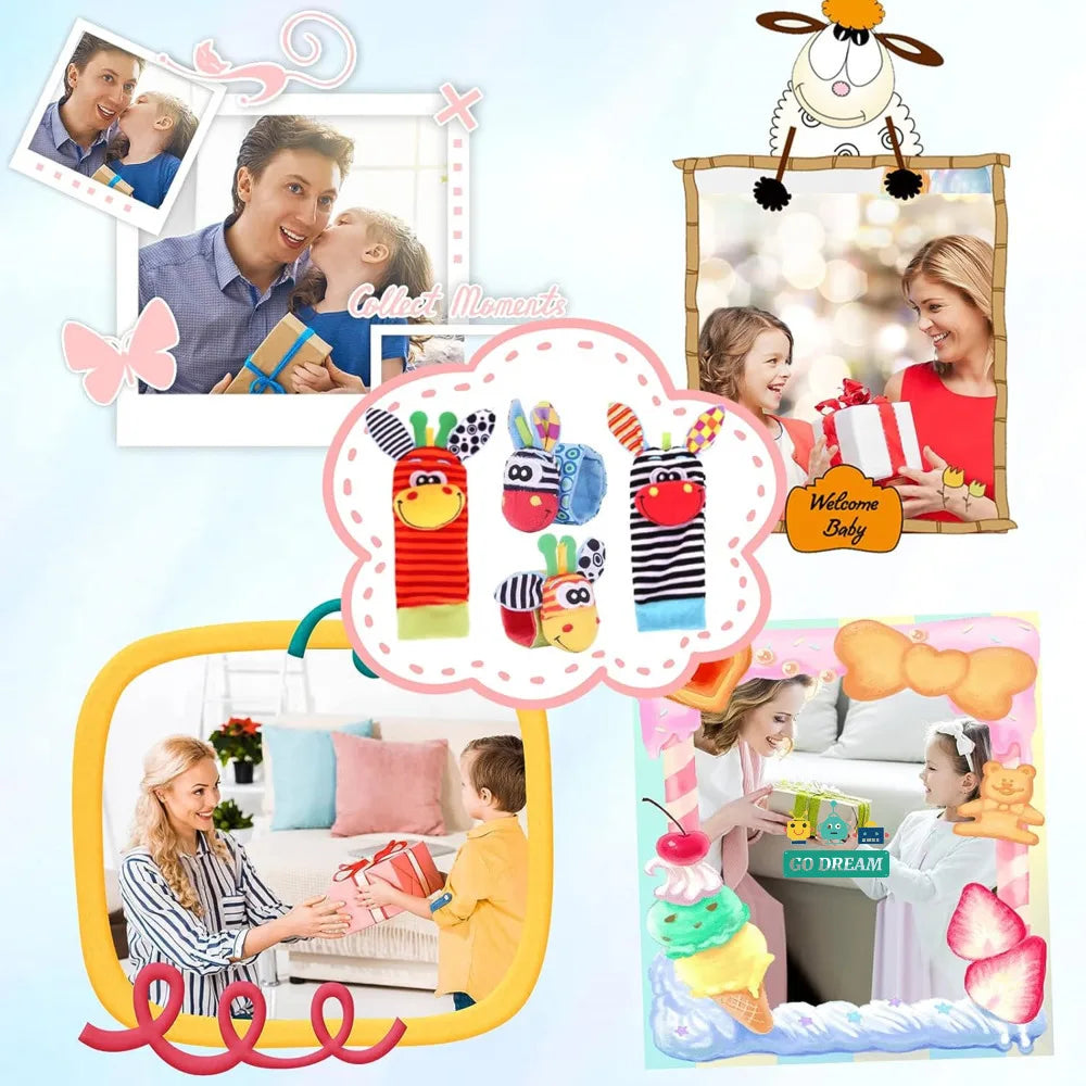 Baby Wrist Rattle & Socks