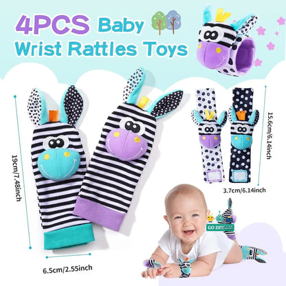 Baby Wrist Rattle & Socks