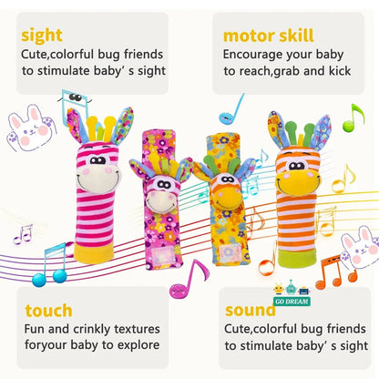 Baby Wrist Rattle & Socks