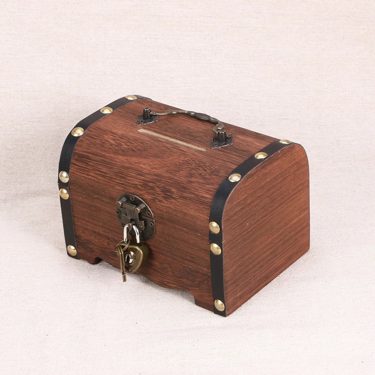 Wooden Treasure Chest/Bank