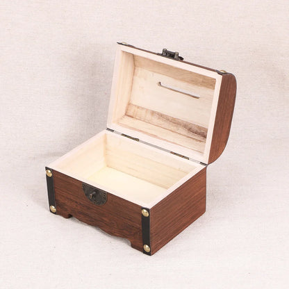 Wooden Treasure Chest/Bank