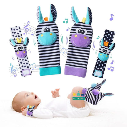 Baby Wrist Rattle & Socks