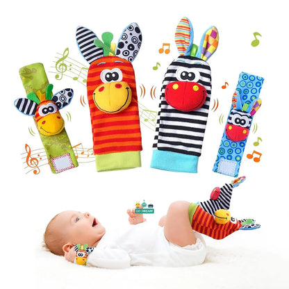 Baby Wrist Rattle & Socks